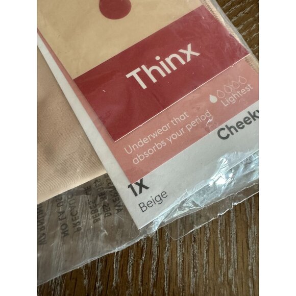 Thinx Cheeky Panties in Tan - Picture 5 of 5